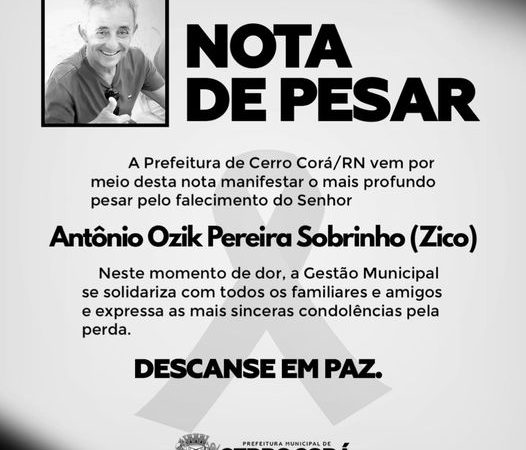 Morre Antônio Ozik Pereira ex-vereador de Lajes