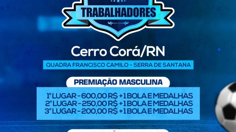 Cerro Corá: Prefeitura promove torneio de futsal do trabalhador