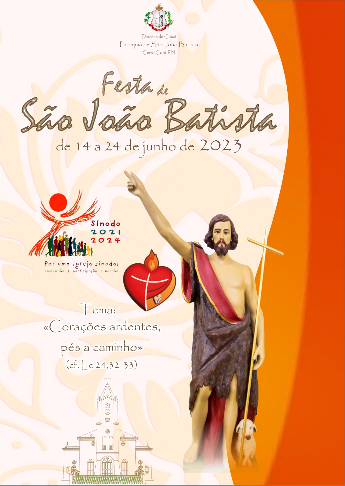 FESTA DO PADROEIRO DE CERRO CORÁ SÃO JOÃO BATISTA (TODA PROGRAMAÇÃO OFICIAL)