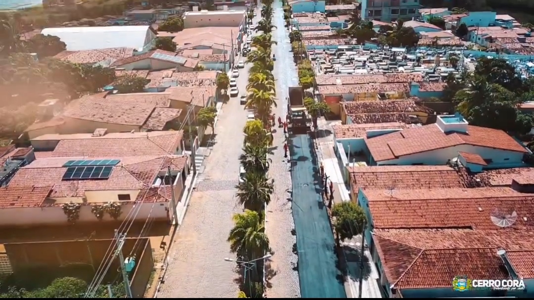 Cerro Corá: Ruas Gracindo Deitado e Bevenuto Pereira ganhando asfalto (Vídeo)