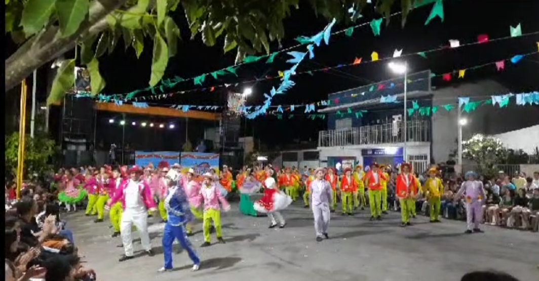 Festival de quadrilhas juninas continua movimentando padroeiro São João Batista em Cerro Corá (vídeo)