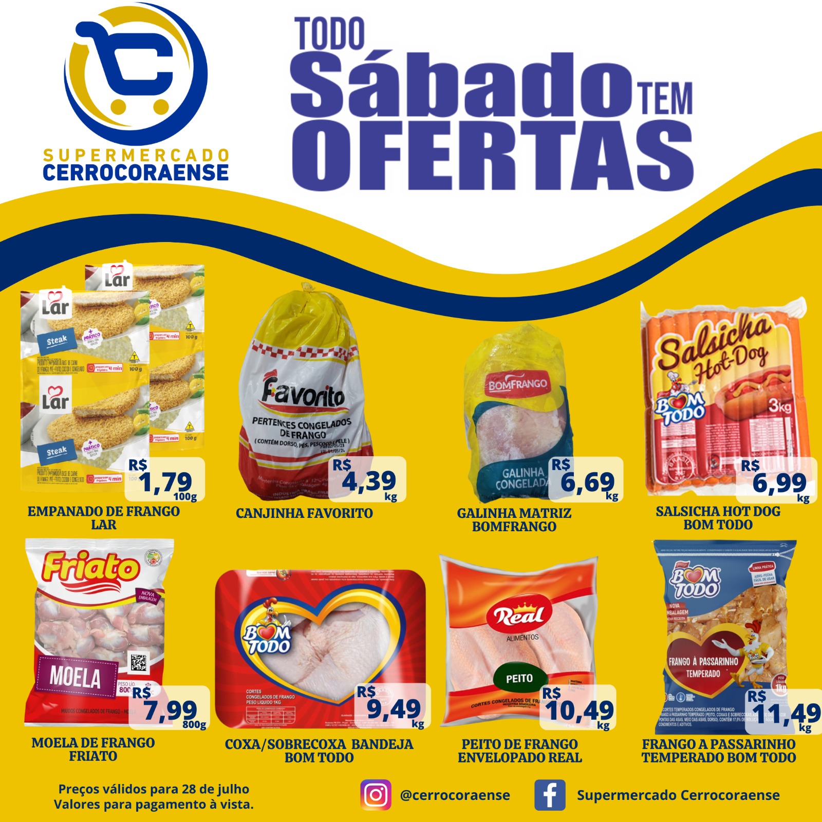 Ofertas do sábado mais esperado no Supermercado Cerrocoraense