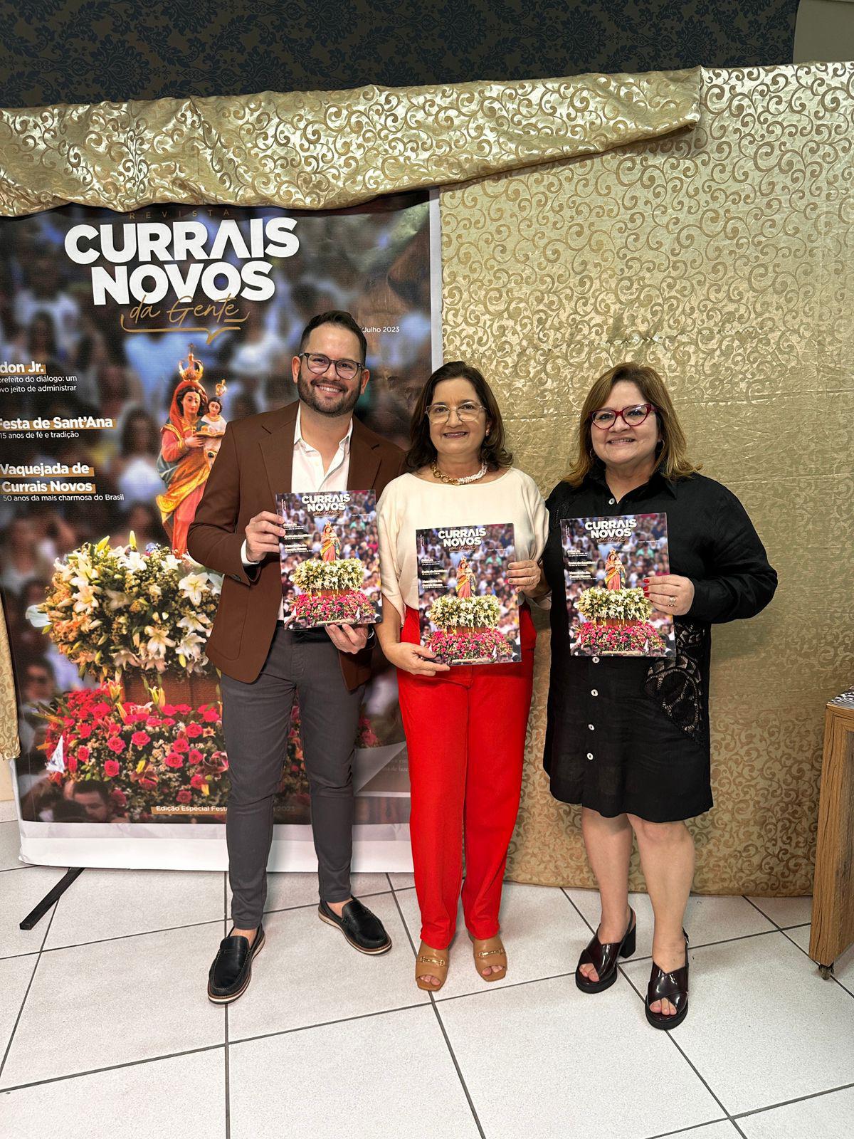 Segunda edição: Revista Currais Novos da Gente é lançada por jornalistas Ismael Medeiros e Suerda Medeiros