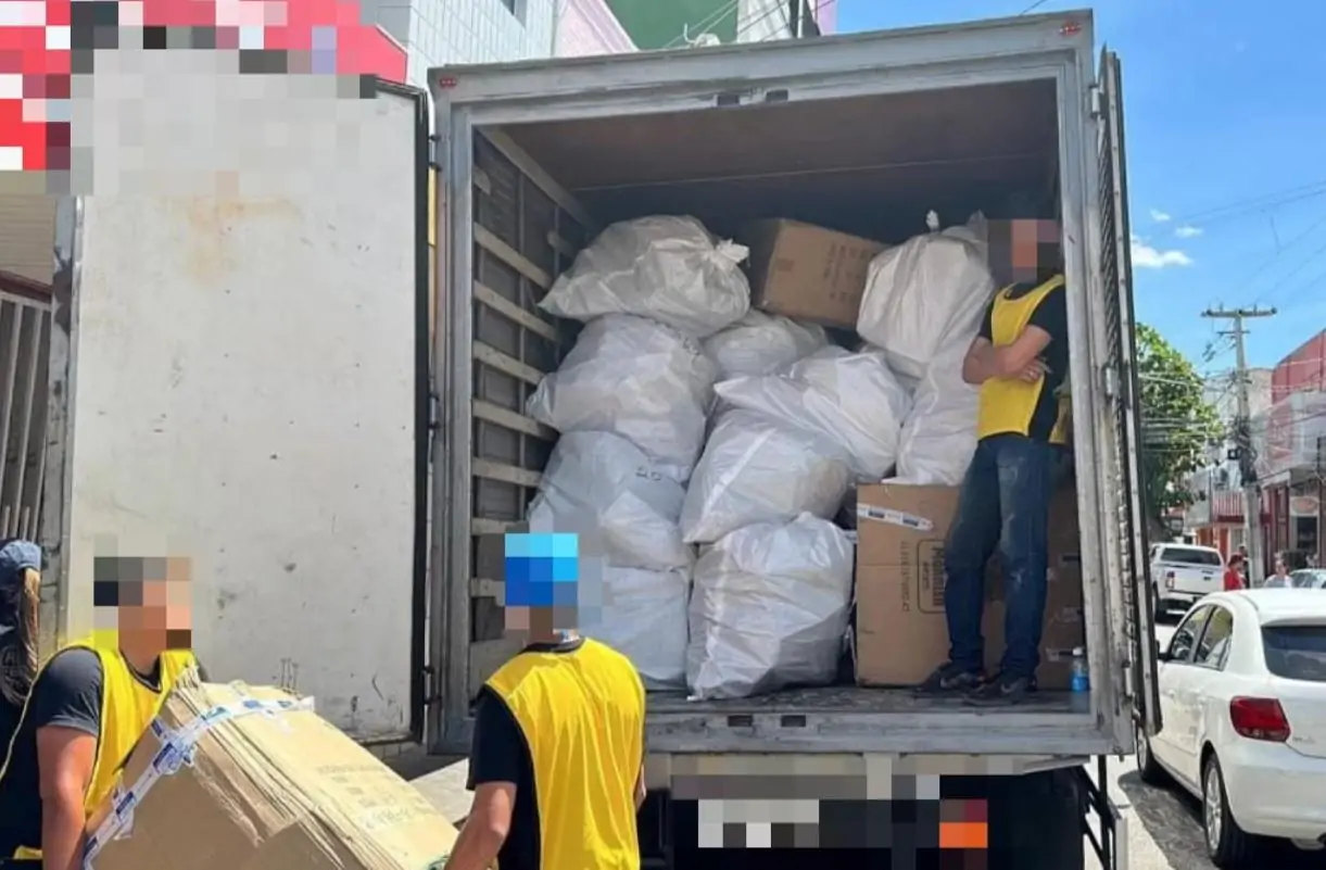 Operação da Receita apreende 2 toneladas de produtos falsificados no comércio de Mossoró