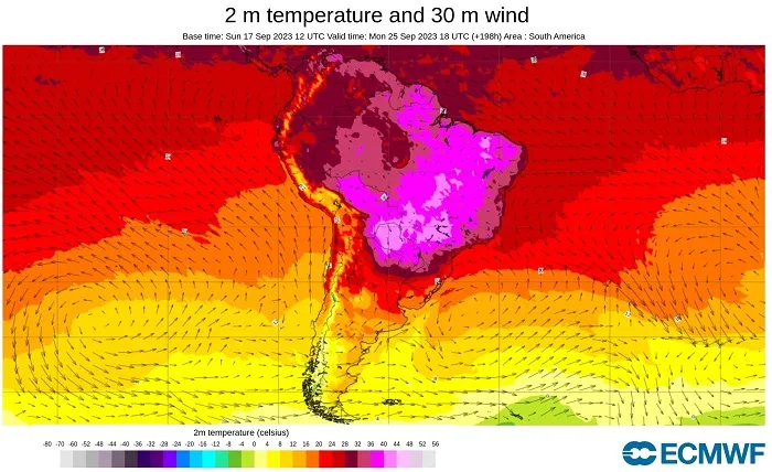 Brasil terá onda de calor excepcional esta semana com 40ºc e risco à vida