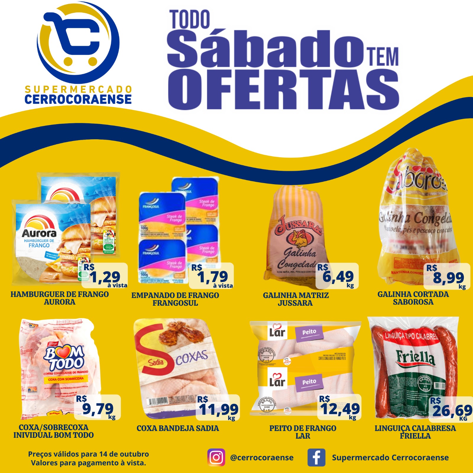 Supermercado Cerrocoraense mais um sábado de muitas ofertas
