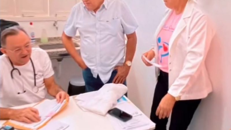 Vídeo: Prefeito Novinho visita as unidades de saúde em Cerro Corá – RN