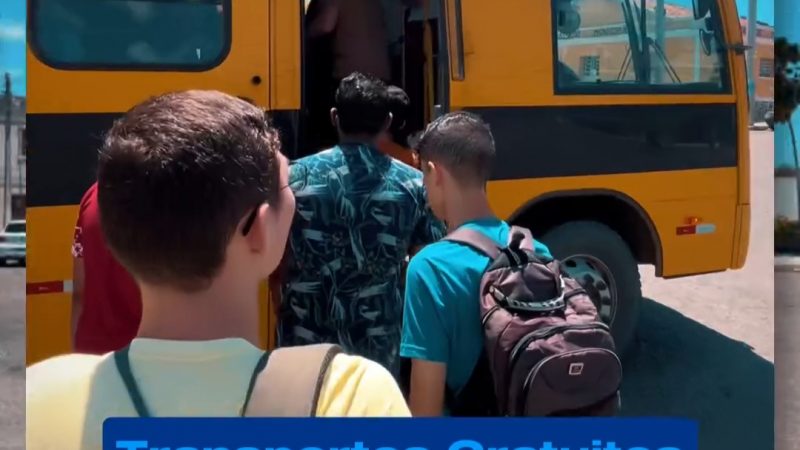Cerro Corá: Prefeitura disponibiliza transporte para estudantes realizarem prova do Enem (Vídeo)