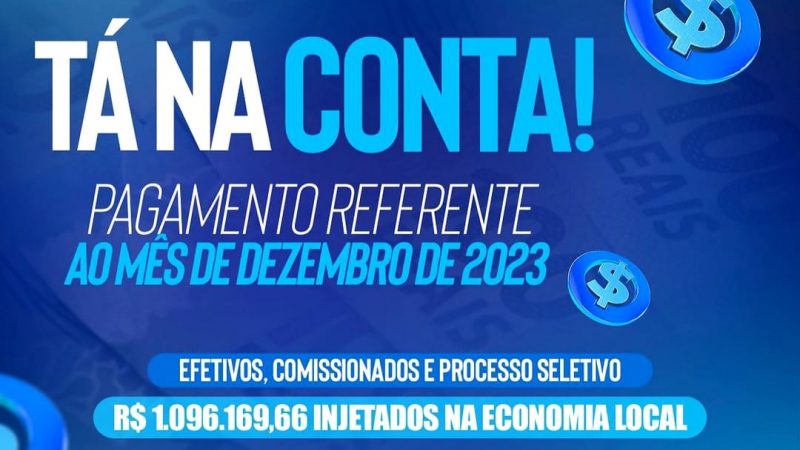 Prefeitura de Cerro Corá informa antecipação do pagamento do salário de dezembro para efetivos e comissionados