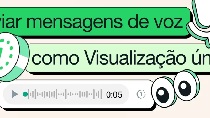 WhatsApp agora pode enviar mensagem de voz que desaparece após ser ouvida, saiba aqui: