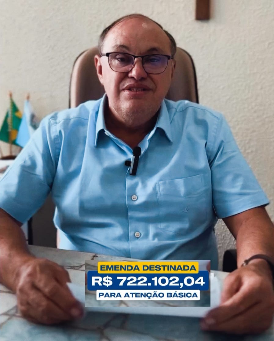 Prefeito de Cerro Corá Novinho anuncia emenda para saúde destinada pelo senado Styvenson Valentim(Vídeo)