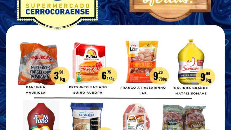 Supermercado Cerrocoraense e o sábado de frios com ofertas imperdíveis