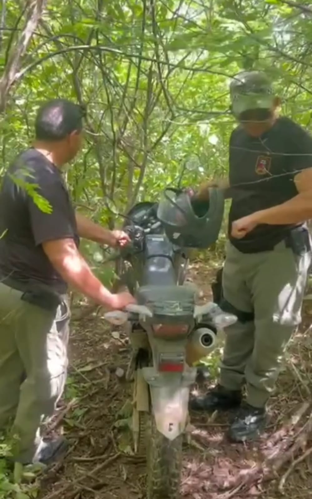 Policiais de Cerro Corá recuperaram motocicleta tomada de assalto