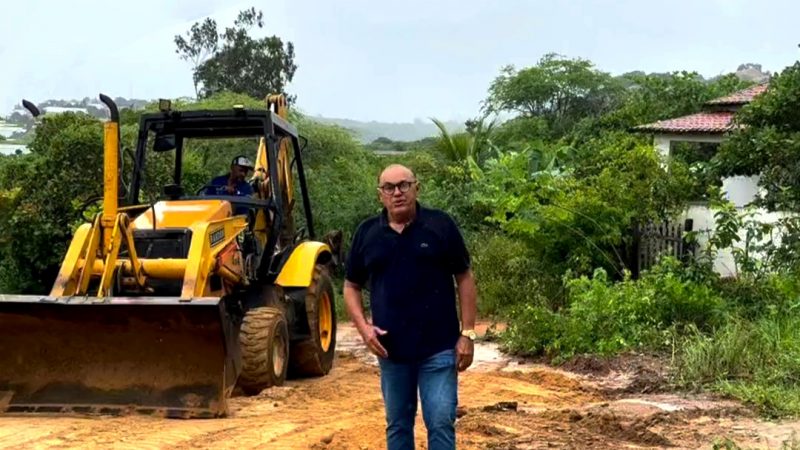 Prefeitura de Cerro Corá diuturnamente vem realizando melhorias nas estradas vicinais (Vídeo)