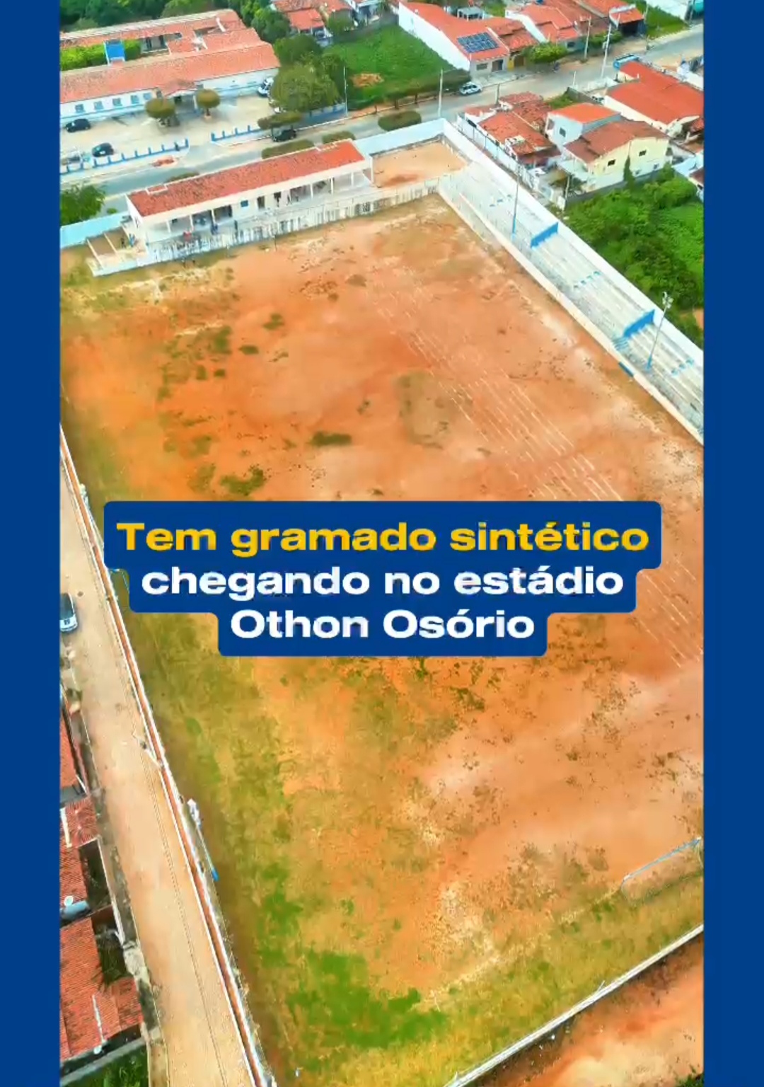 Prefeito de Cerro Corá assina ordem de serviço para gramar o estádio (Vídeo)