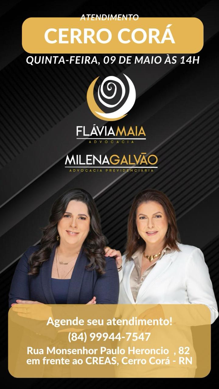 Atendimento das advogadas Flávia Milena e Milena Galvão em Cerro Corá