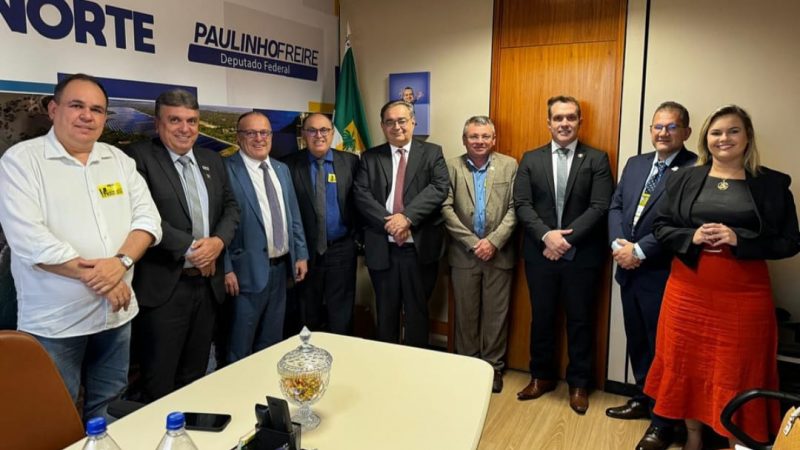 Prefeito e o vice de Cerro Corá estiveram reunidos com bancada do RN em Brasília-DF (Vídeo)