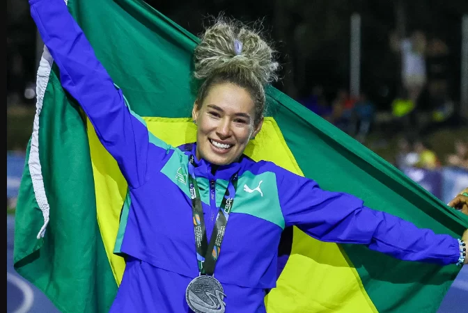 Regiclécia Cândido: O Orgulho de Cerro Corá é vice-campeã pela seleção brasileira de atletismo